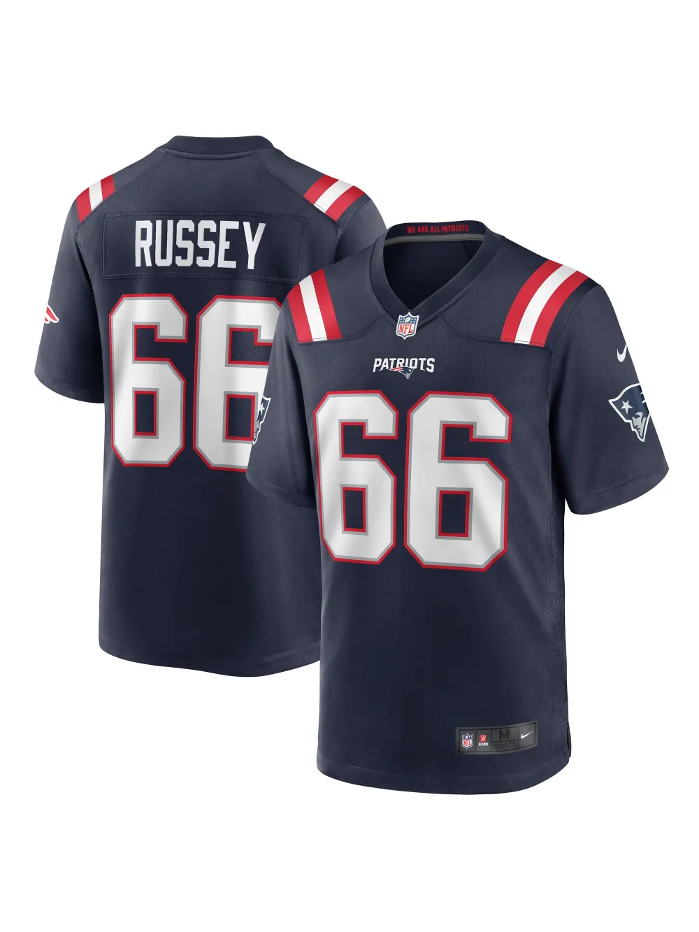 New England Patriots Kody Russey Nike Navy Player Jersey