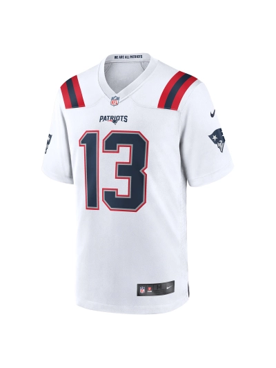 New England Patriots Mack Wilson Nike Navy Game Jersey 02