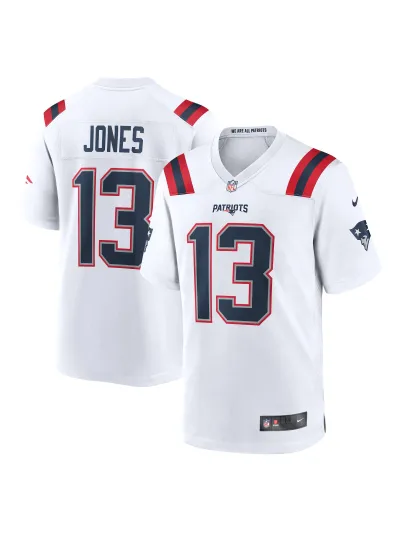 New England Patriots Mack Wilson Nike Navy Game Jersey 01