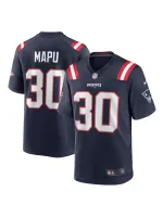 New England Patriots Marte Mapu Nike Navy Game Jersey