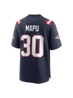 New England Patriots Marte Mapu Nike Navy Game Jersey