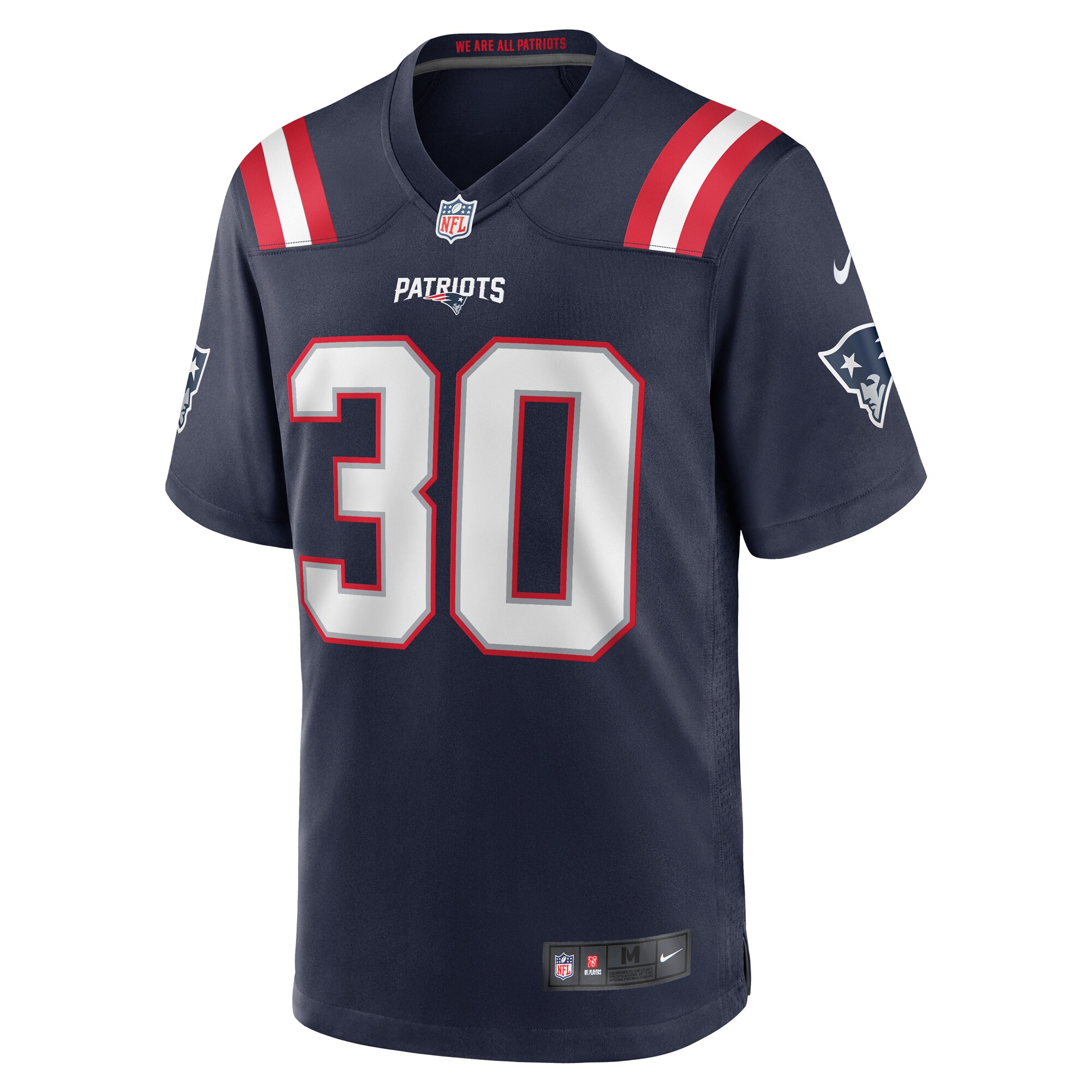New England Patriots Marte Mapu Nike Navy Game Jersey