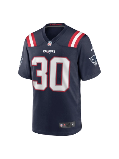 New England Patriots Marte Mapu Nike Navy Game Jersey 02