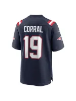 New England Patriots Matt Corral Nike Navy Game Jersey
