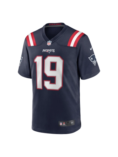 New England Patriots Matt Corral Nike Navy Game Jersey 02