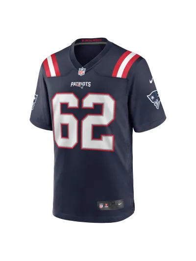 New England Patriots Sidy Sow Nike Navy Game Jersey 02