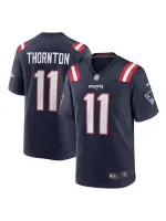 New England Patriots Tyquan Thornton Nike Navy Player Jersey