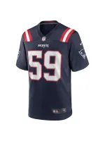 New England Patriots Vederian Lowe Nike Navy Game Jersey