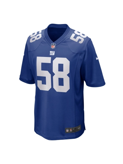 Men's New York Giants Casey Kreiter Nike Royal Game Jersey 02