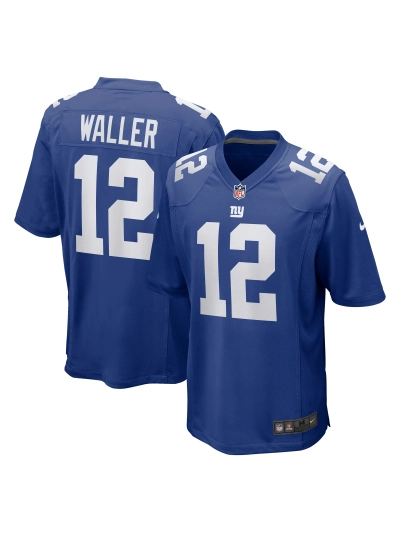Men's New York Giants Darren Waller Nike Royal Game Jersey 01
