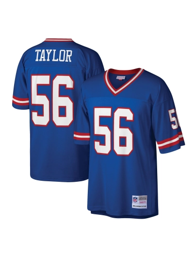 Men's New York Giants Lawrence Taylor Mitchell & Ness Royal Legacy Replica Jersey 01