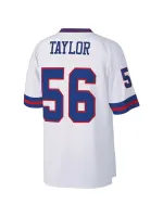 Men's New York Giants Lawrence Taylor Mitchell & Ness White Legacy Replica Jersey