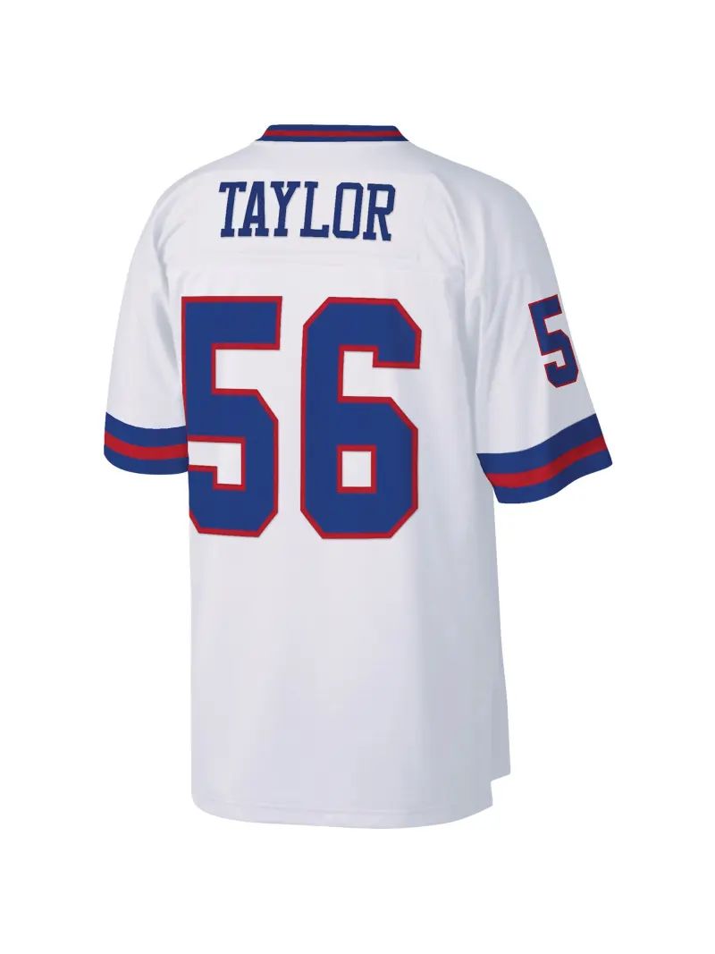 Men's New York Giants Lawrence Taylor Mitchell & Ness White Legacy Replica Jersey