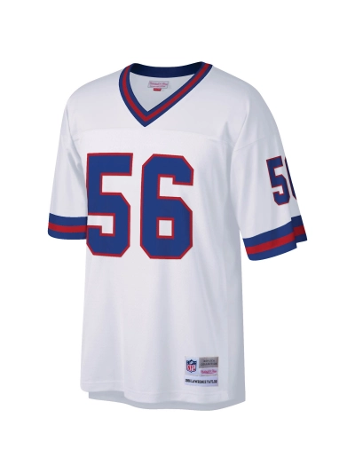 Men's New York Giants Lawrence Taylor Mitchell & Ness White Legacy Replica Jersey 02