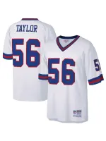 Men's New York Giants Lawrence Taylor Mitchell & Ness White Legacy Replica Jersey
