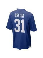 Men's New York Giants Matt Breida Nike Royal Game Jersey