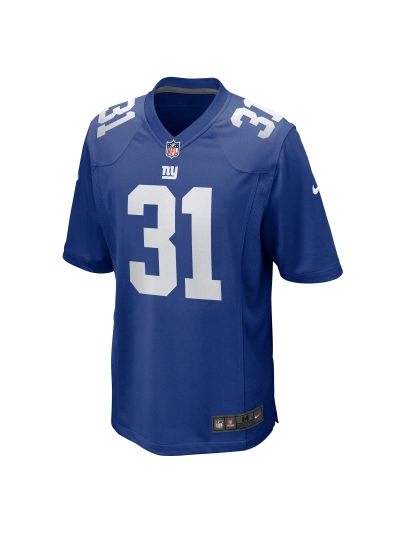 Men's New York Giants Matt Breida Nike Royal Game Jersey 02