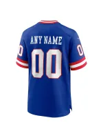 Men's New York Giants Nike Royal Classic Custom Game Jersey
