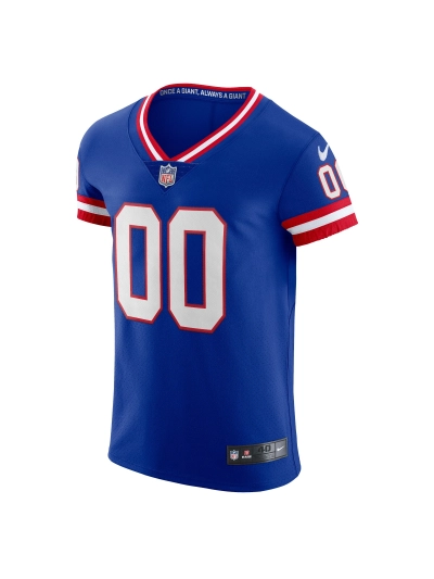 Men's New York Giants Nike Royal Classic Vapor Elite Custom Jersey 02
