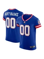 Men's New York Giants Nike Royal Classic Vapor Elite Custom Jersey