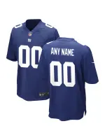 Men's New York Giants Nike Royal Custom Game Jersey