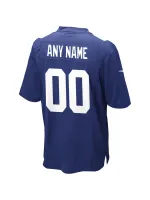 Men's New York Giants Nike Royal Custom Game Jersey