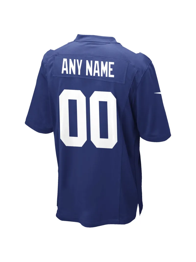 Men's New York Giants Nike Royal Custom Game Jersey