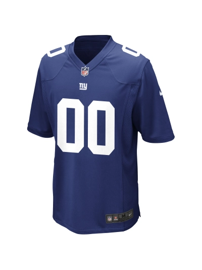 Men's New York Giants Nike Royal Custom Game Jersey 02