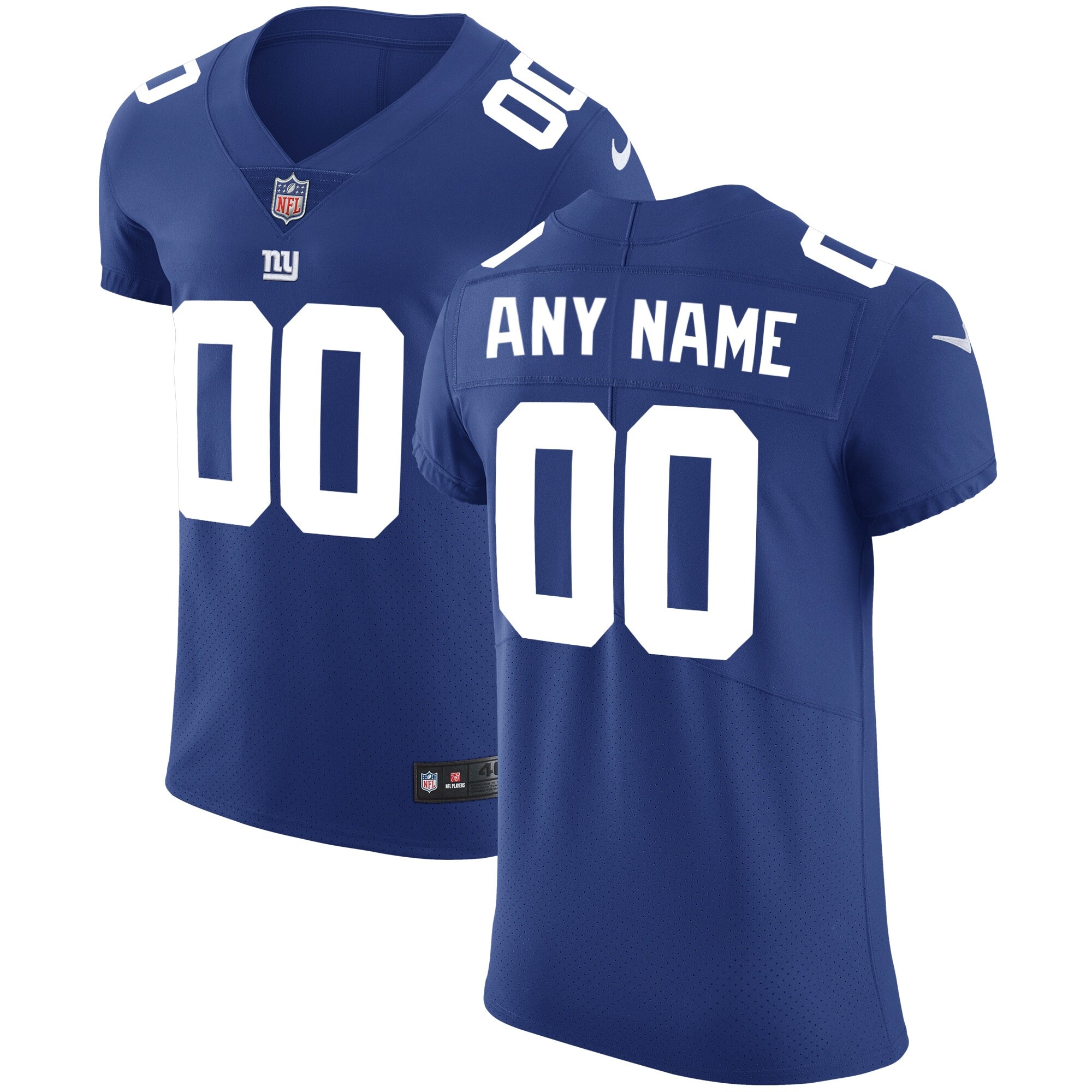 Men's New York Giants Nike Royal Vapor Untouchable Custom Elite Jersey