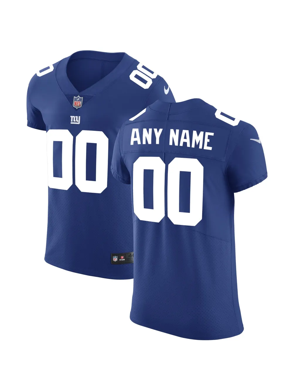 Men's New York Giants Nike Royal Vapor Untouchable Custom Elite Jersey