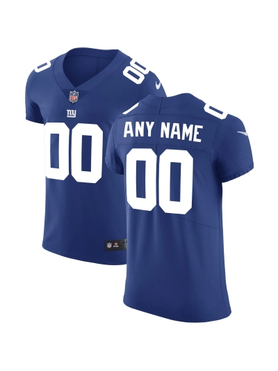 Men's New York Giants Nike Royal Vapor Untouchable Custom Elite Jersey 01