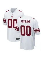 Men's New York Giants Nike White Custom Game Jersey
