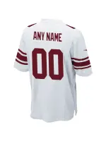 Men's New York Giants Nike White Custom Game Jersey