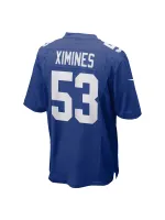 Men's New York Giants Oshane Ximines Nike Royal Game Jersey