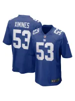 Men's New York Giants Oshane Ximines Nike Royal Game Jersey