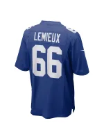 Men's New York Giants Shane Lemieux Nike Royal Game Jersey