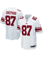 Men's New York Giants Sterling Shepard Nike White Game Jersey