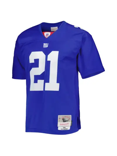 Men's New York Giants Tiki Barber Mitchell & Ness Royal Legacy Replica Jersey 02