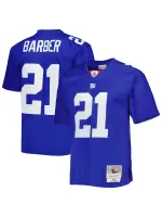 Men's New York Giants Tiki Barber Mitchell & Ness Royal Legacy Replica Jersey