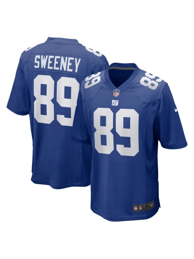 Men's New York Giants Tommy Sweeney Nike Royal Game Jersey 01