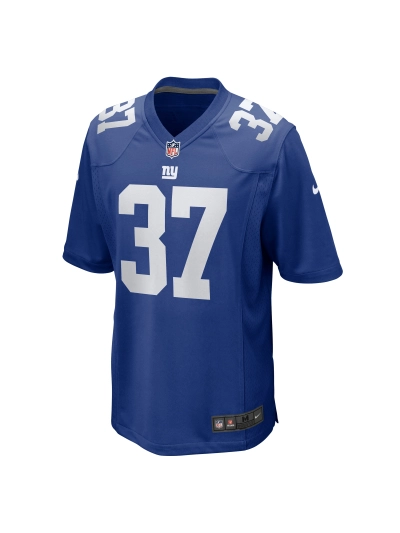Men's New York Giants Tre Hawkins Nike Royal Game Jersey 02