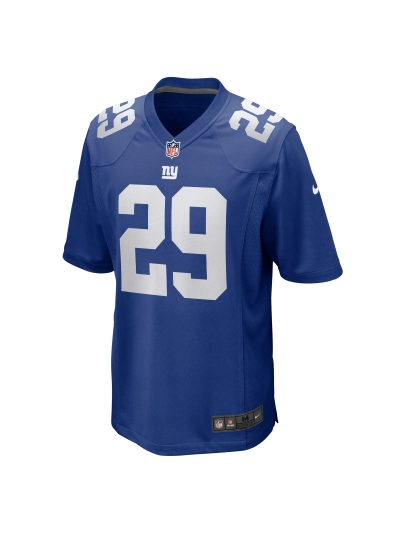 Men's New York Giants Xavier McKinney Nike Royal Game Jersey 02