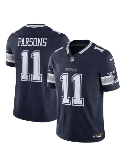 Men's Dallas Cowboys Micah Parsons Nike Navy Vapor F.U.S.E. Limited Jersey 01