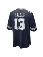 Men's Dallas Cowboys Michael Gallup Nike Navy Game Jersey