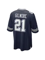 Men's Dallas Cowboys Stephon Gilmore Nike Navy Game Jersey