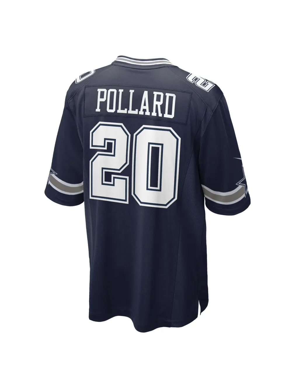 Men's Dallas Cowboys Tony Pollard Nike Navy Game Player Jersey