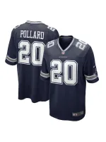 Men's Dallas Cowboys Tony Pollard Nike Navy Game Player Jersey