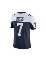 Men's Dallas Cowboys Trevon Diggs Nike Navy Alternate Vapor Limited Jersey