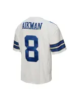 Men's Dallas Cowboys Troy Aikman Mitchell & Ness White Legacy Replica Jersey