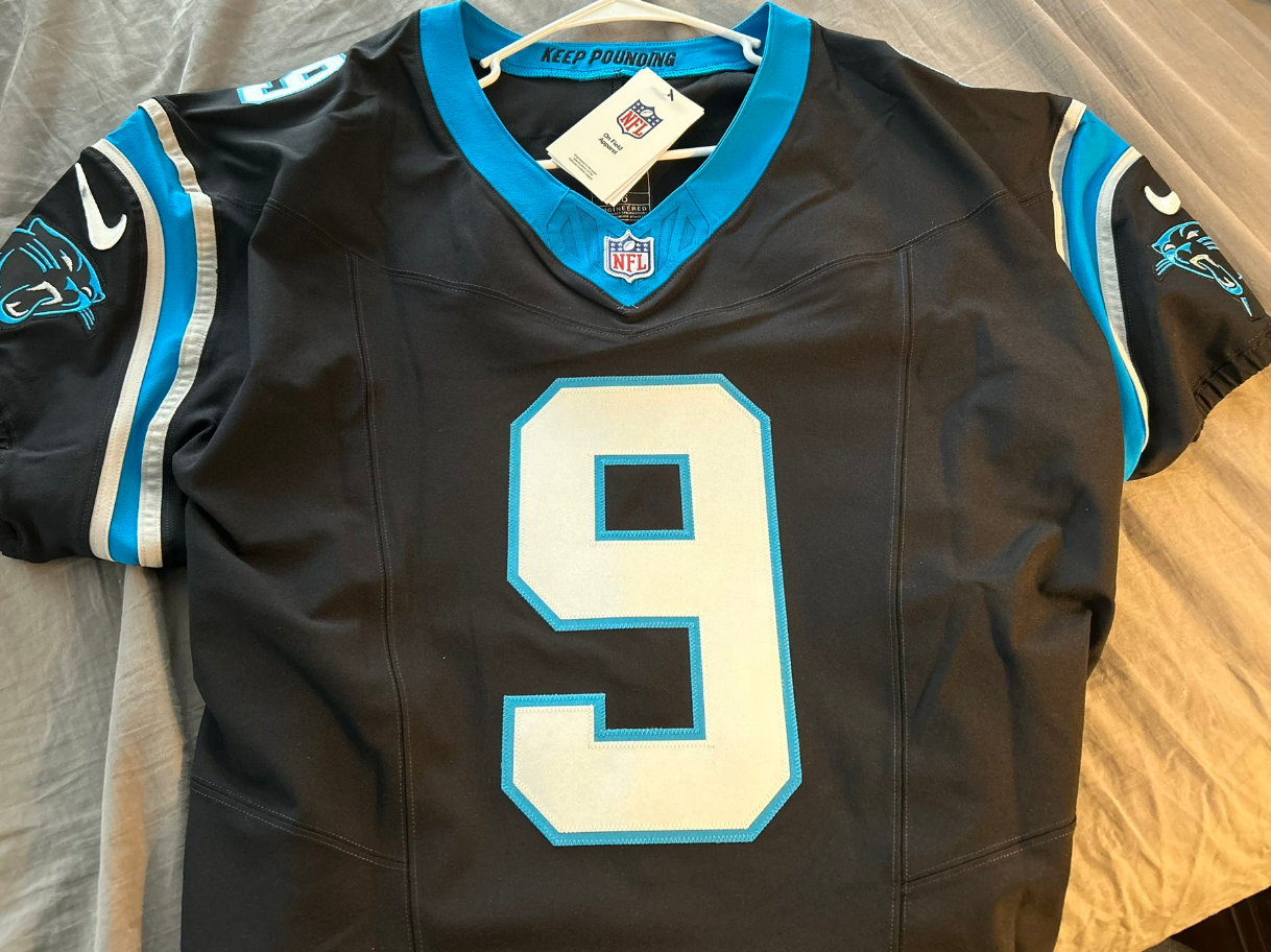 Men's Carolina Panthers Bryce Young Nike Black Legend Jersey review Irwin